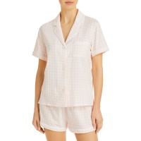 Aqua Printed Pajama Set, Pink, Small