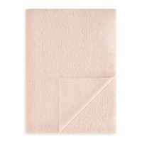 Arlotta Felice Boucle Acrylic Wool Cashmere Blend Throw Blankets, Pink