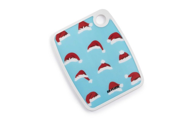 Art & Cook Holiday Print Cutting Boards, Blue, 8X10