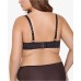  Women's Plus Size Lingerie Diva Lace-Trim Bras, Black, 38D