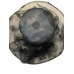  Organza Dot Widebrim Hat, Black