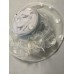  Organza Dot Widebrim Hat, Ivory