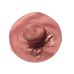  Pearl Big Bow Widebrim Hat, Pink