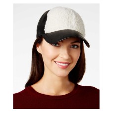 August Hat Fleece Baseball Cap (Black Ivory, One Size)