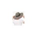  Rose All Day Floppy Hat (Black Natural, One Size)