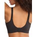  Womens Comfort Revolution Seamless Wire-Free Bra Style-DF3380, Black, Large