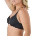  Womens DF4481 Sleek Support Smoothing Underwire T-Shirt Bra (Black 40C)