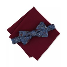 Bar III Men’s Cambridge Floral Bow Tie & Pocket Square Sets