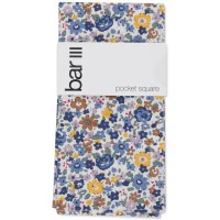 Bar III Men’s Ansley Floral Pocket Square, Navy