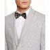  Men’s Slim-Fit Gray Plaid Linen Suit Jacket, Gray Plaid, 38 R