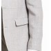  Men’s Slim-Fit Gray Plaid Linen Suit Jacket, Gray Plaid, 38 R