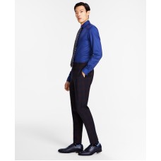 Bar III Men’s Slim-Fit Suit Pant, Burgudy/Blue, 30×32