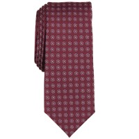 Bar III Men’s Sterling Neat Skinny Tie, Burgundy