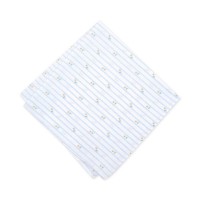 Bar IiiMen’s Tossed Tulip Pocket Square (White)