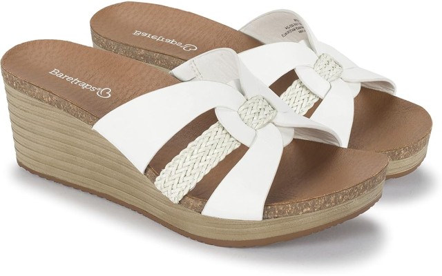  yadora Women’s Sandals & Flip Flops, White, 8.5