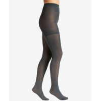 Berkshire Womens Luxe Opaque Control Top Tights, Gray, Medium