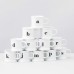  Barber Monogrammed Espresso Cups, White I