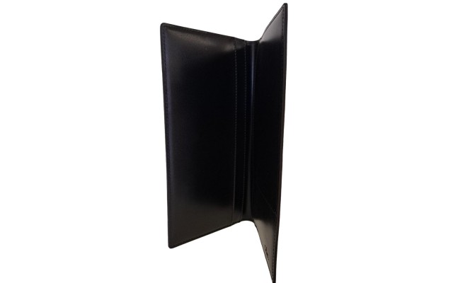 Black Flat Travel Wallet Basic