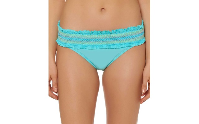 Bleu Rod Beattie Women’s Banded Hipster Bikini Bottom Swimwears, Blue Fish, 12