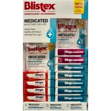 Blistex Lip Care Variety Pack, 11 pk. 4 Lip Ointment, 5 Lip Balm, 2 Berry Balm
