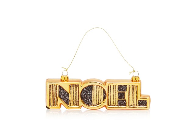 Bloomingdale’s Glass Noel Ornament