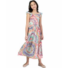 Bonnie Jean Big Girls Tie Dyed Top And Maxi Skirt Set 8, 2 Piece