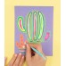  Totally Deco String & Pompoms Art Set by Handstand Kids, Pink, 4 oz