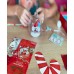  Totally Santa Ornament Set, Santa Gnome Village Ornament, 9.06