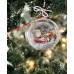  Totally Santa Ornament Set, Santa’s Sleigh Ornament, 9.06