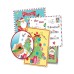  Totally Santa Ornament Set, Santa Holiday Postcards Set