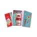  Totally Santa Ornament Set, Santa Holiday Postcards Set