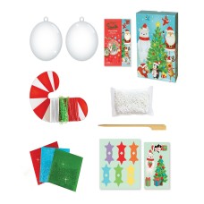 Box Candiy Totally Santa Ornament Set
