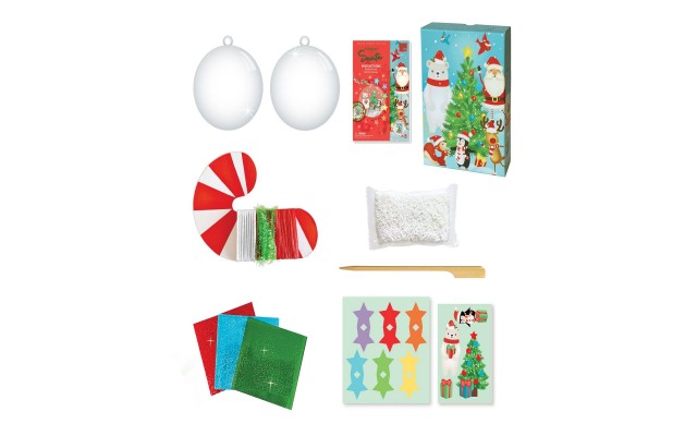  Totally Santa Ornament Set, Santa Christmas Tree Ornament, 9.06
