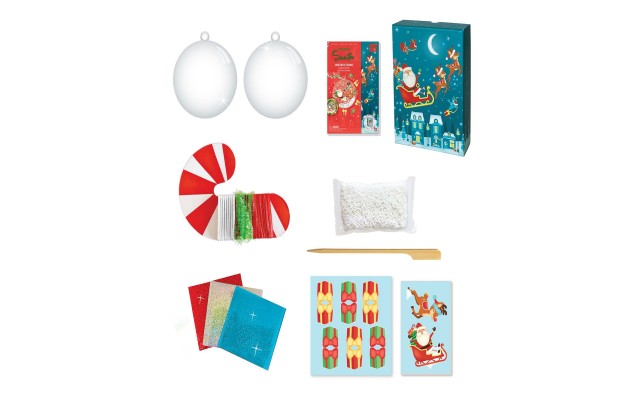  Totally Santa Ornament Set, Santa’s Sleigh Ornament, 9.06