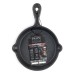  Mini Cast Iron Skillet-Gingerbread, Black
