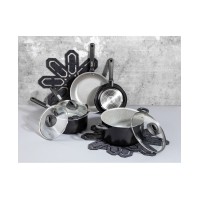 Brooklyn Steel Co. Satellite Nonstick Aluminum 12-Pc. Cookware Set