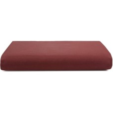 Calvin Klein Home Florence Stitch Fitted Sheet, California King, Deep Berry