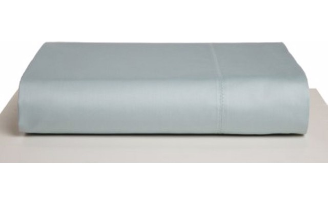  Home Studio Florence Stitch Fitted & Flat Sheets, Cove, Queen Flat Sheet