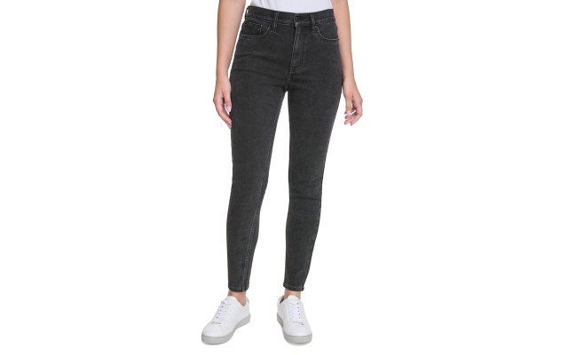  Jeans Women’s High-Rise Skinny Jeans – Asphalt, 24