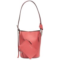 Calvin Klein Karsyn Convertible Hobo Backpa Rose Quartz/Silver