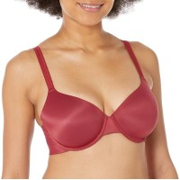 Calvin Klein Liquid Touch Lightly Lined Perfect Coverage Bra, Red Carpet, 32DD