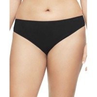 Calvin Klein Women’s Plus Size Form Stretch Bikini Panties, Black, 3X