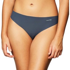 Calvin Klein Women’s Invisibles Seamless Thong Panty, Speakeasy, Medium