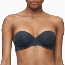 Calvin Klein Women’s Naked Glamour Strapless Push-Up Bra, Black, 38C