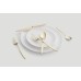  Nylah PVD Champagne Satin 18/0 20-Piece Flatware Set