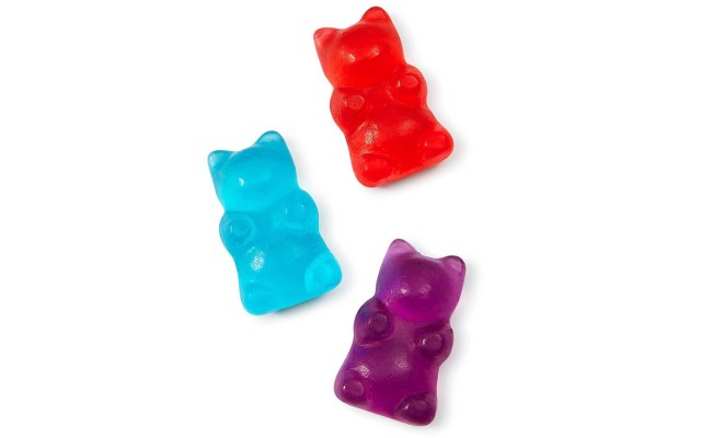  3-Pc. Blue, Red, Purple Gummy Bear Soap Set