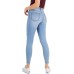  Women Juniors’ High Rise Skinny Ankle Jeans (3, Metallurgy)