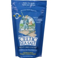 Celtic Sea Salt Light Grey 1lb / 454gr Selina Naturally Resealable Bag