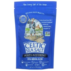 Celtic Sea Salt Light Grey 8oz / 224gr / 0.5 lb Selina Naturally