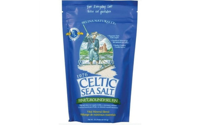 Celtic Sea Salt,  Fine Ground Sea Salt Resealable Bag, 1 Lb